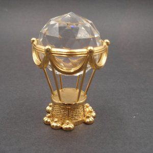 Swarovski Hot Air Balloon Crystal Figurine 1986